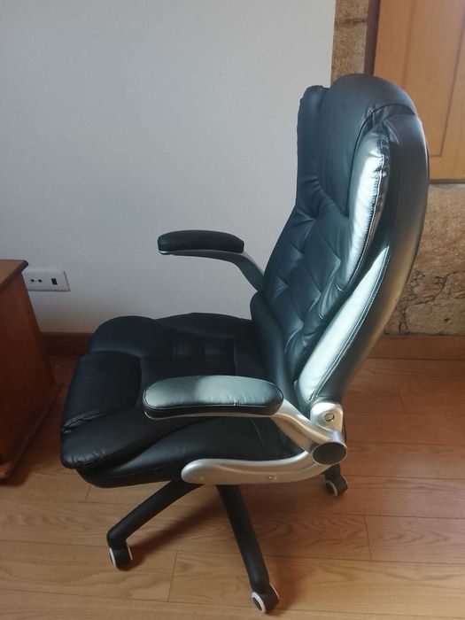 Cadeira de escritório SONGMICS ergonómica com encosto alto
