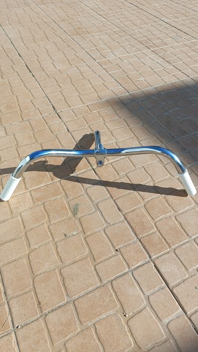 Guiador de pasteleira leader cromado