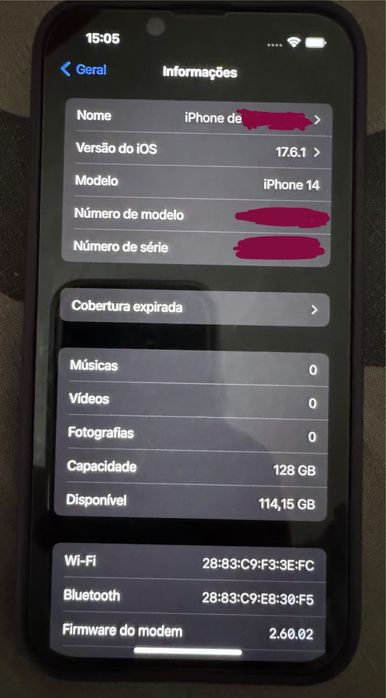 Iphone 14 128 GB Midnight | Imaculado | Bateria 84% | Caixa + Cabo