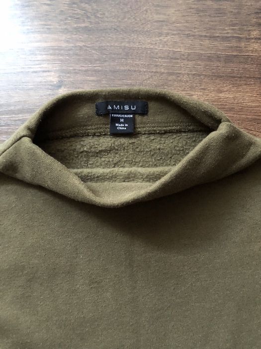 Bluza zielona ciepla M L