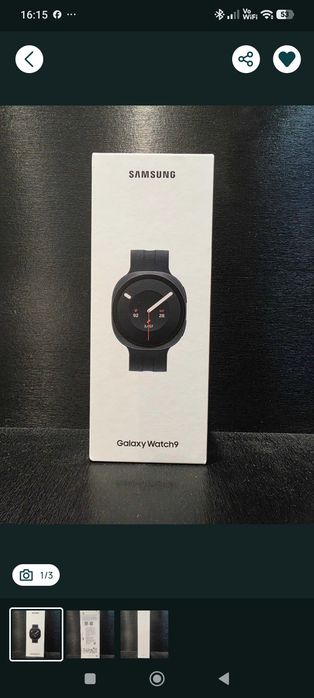Smartwatch Samsung watch 9.Nowy nieużywany .Rok gwarancji . Odbiór osobisty.