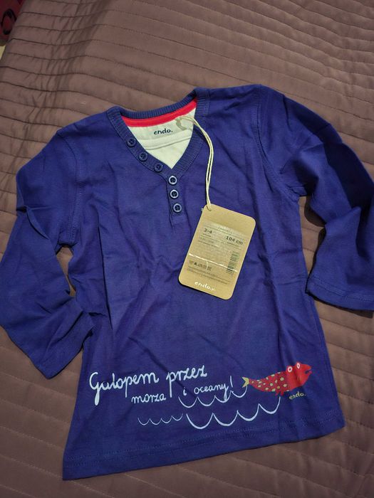 Koszulka Endo dziecięca długi rękaw 104cm