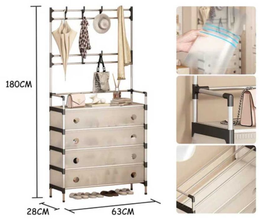 Вішалка для одягу напольна вішак / Вешалка для одежды и обуви стойка