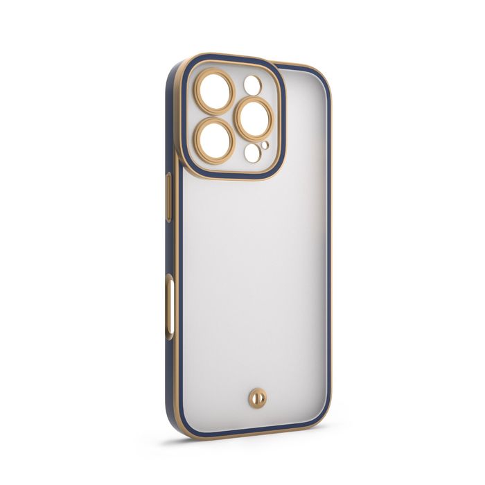 Nakładka Silky Gold do iPhone 14 6,1" niebieska