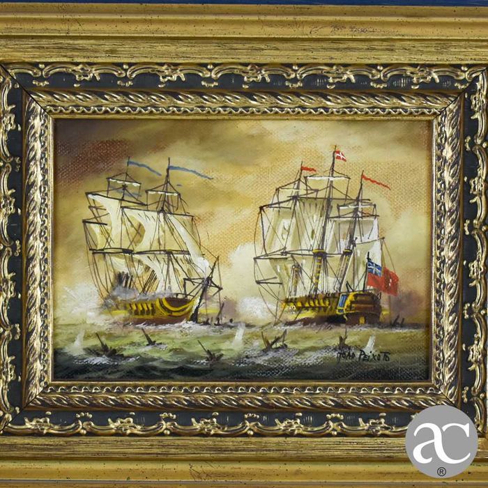 Óleo sobre tela do Artista João Peixoto, com moldura