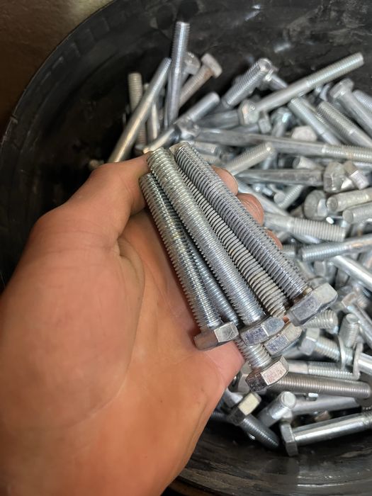 Śruby 12 mm do konstrukcji | ocynkowane | różne długości