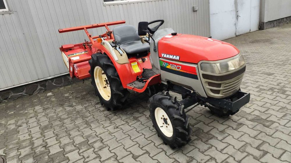 Japoński traktorek Yanmar AF 120 z glebogryzarką 4x4 20 KM Rewers