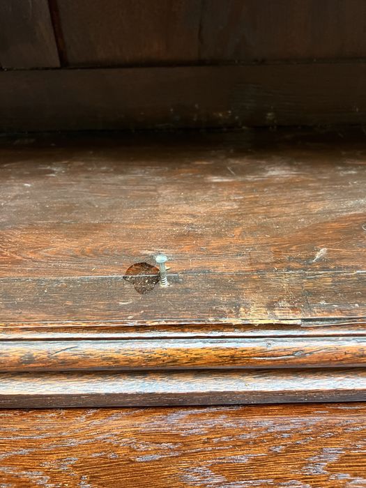 Kredens dębowy stylowy