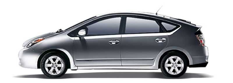 Bagażnik dachowy TOYOTA PRIUS II Hatchback 2004 do 2009 relingi belki