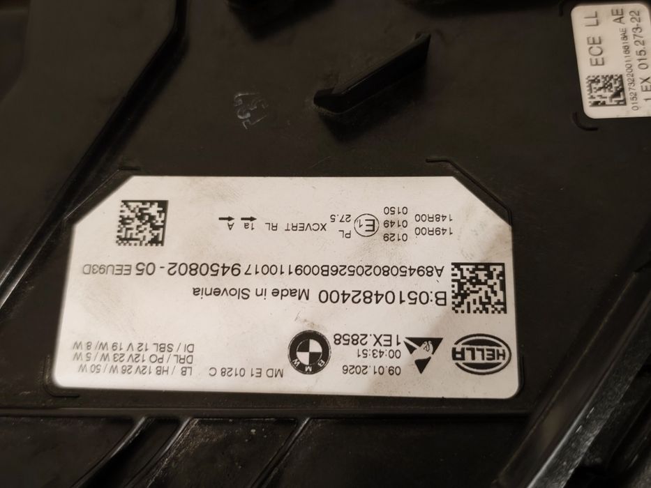 Ótica BMW série 3 G20 G21 LCI farol full led
