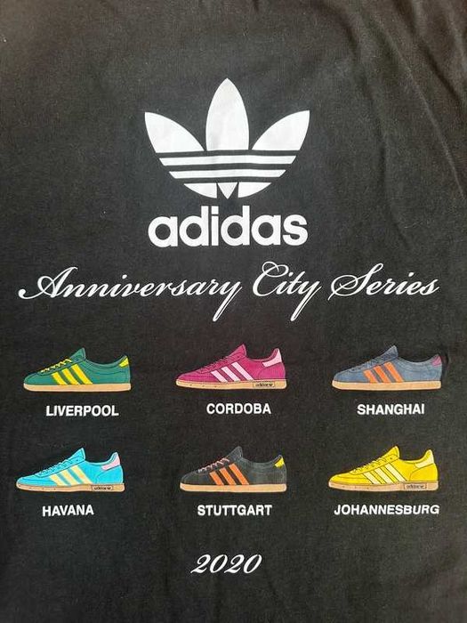 Adidas Anniversary City Series 2020 - Limitowana koszulka black tshirt