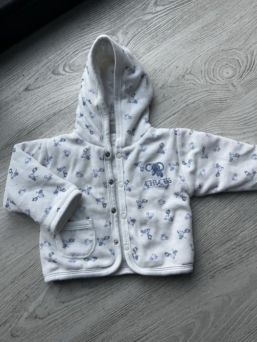 Biała kurteczka/bluza 62 cm
