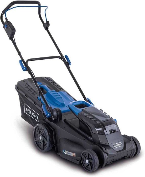 Акумуляторна газонокосарка Scheppach BC-MP380-X електро косярка