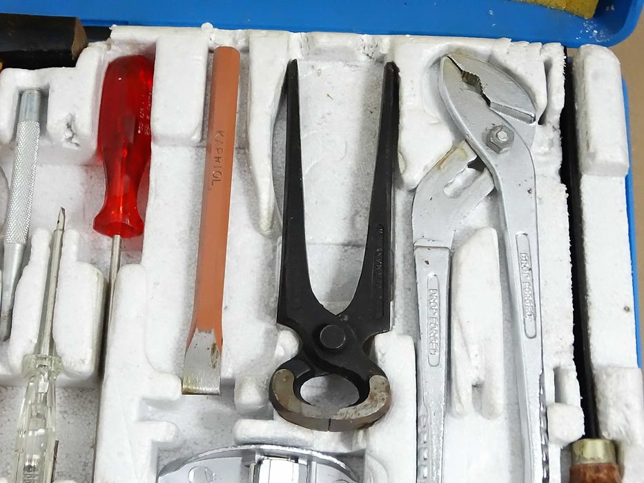 Narzędzia vintage HERBA Qualität Solingen – Zestaw w walizce, Stan Bardzo Dobry