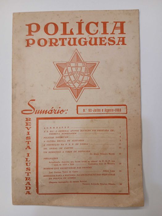Revistas policia portuguesa