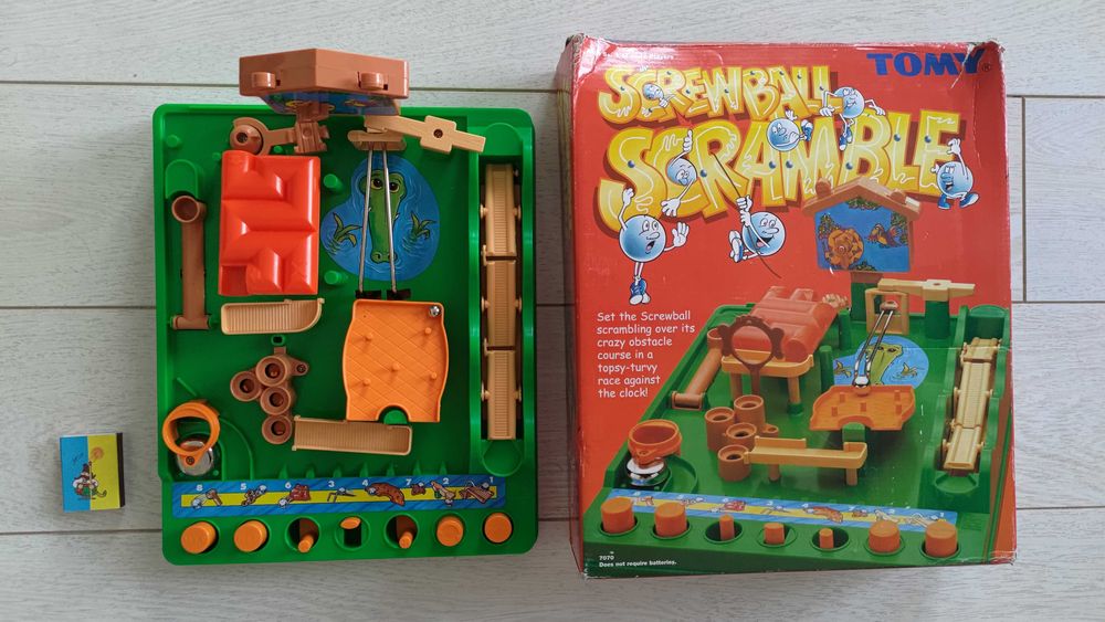 Vintage 1980s Original Tomy Screwball Scramble дитяча гра фігурка