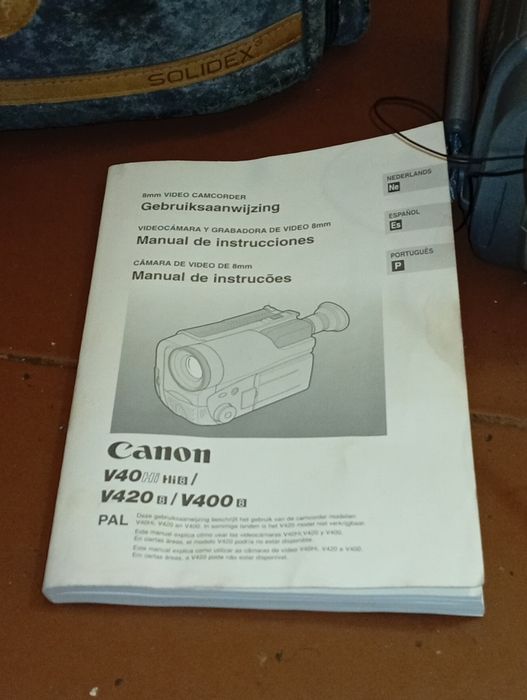 Canon Câmera V420 completa a funcionar