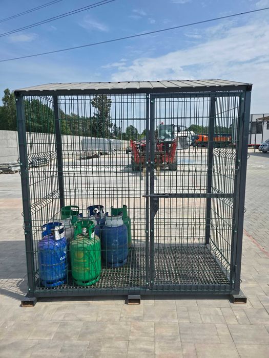 Wiata magazyn na butle gazowe