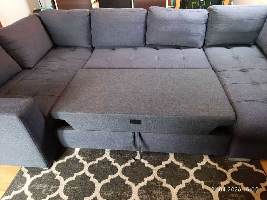 Narożnik z funkcją spania