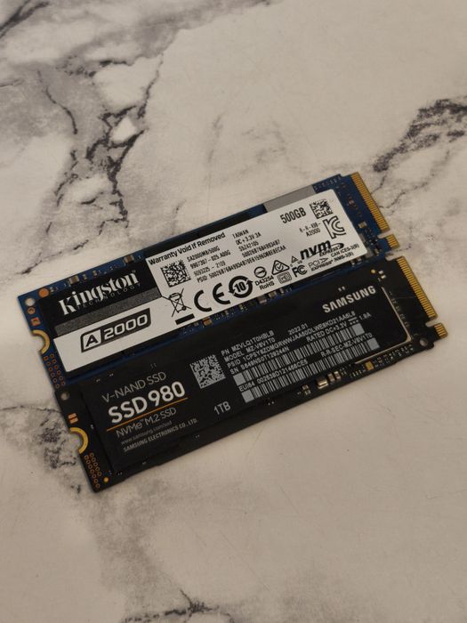 Оперативная память kingston fury, ssd диски 1TB, hdd диски 2TB