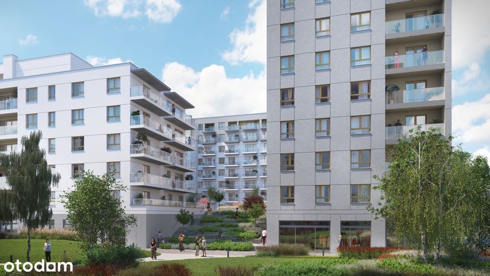 1-pokojowe mieszkanie 33m2 + balkon Bezpośrednio