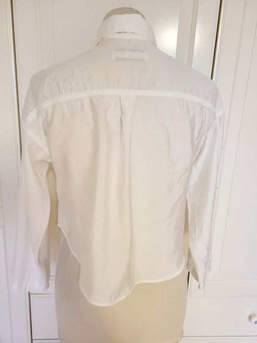 Krótka biała koszula Zara xs-s 9-10l 140 cm