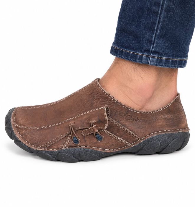 Clarks momo spirit 2 мокасини шкіряні чоловічі