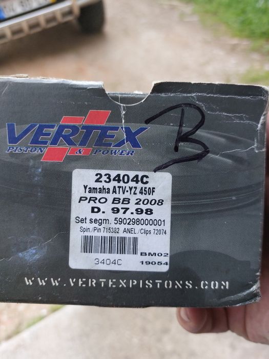 Piston Vertex 450cc