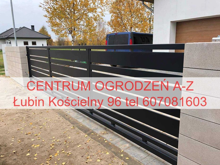 Bramy dwuskrzydłowe i przesuwne panelowe I palisadowe montaż PRODUCENT