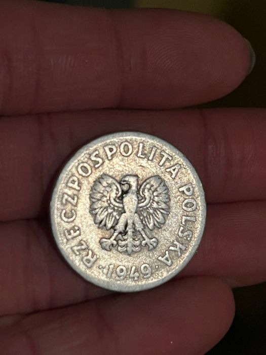 Moneta 50 groszy 1949 PRL bez znaku mennicy cena do negocjacji
