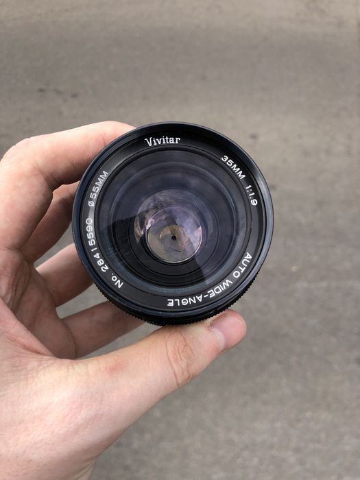 Обєктив Auto Wide-Angle  Vivitar 35mm f/1.9