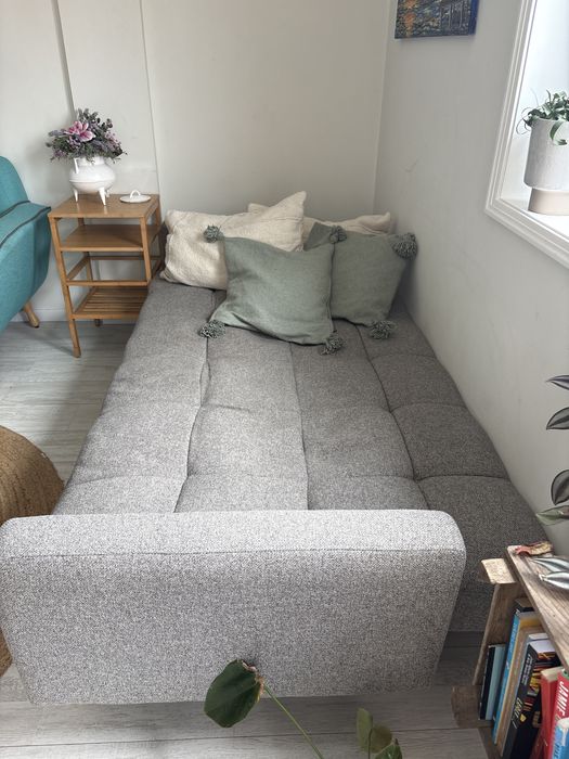 Sofa cama cinza