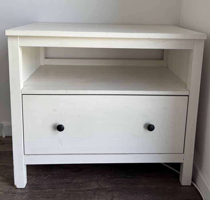 Komoda szafka pod TV Ikea HEMNES biała