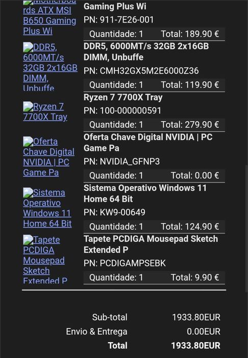 PC gaming roda todos os jogos. Conta ainda com cerca de 7 meses de garantia