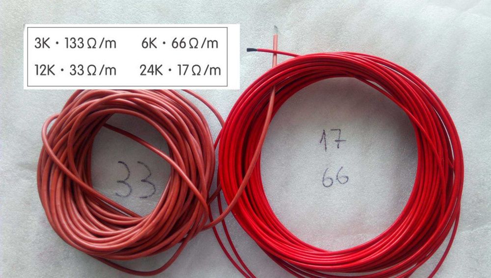 Кабель саморегулирующийся 220В 12В 17 вт 20вт терморегулятор 33ом