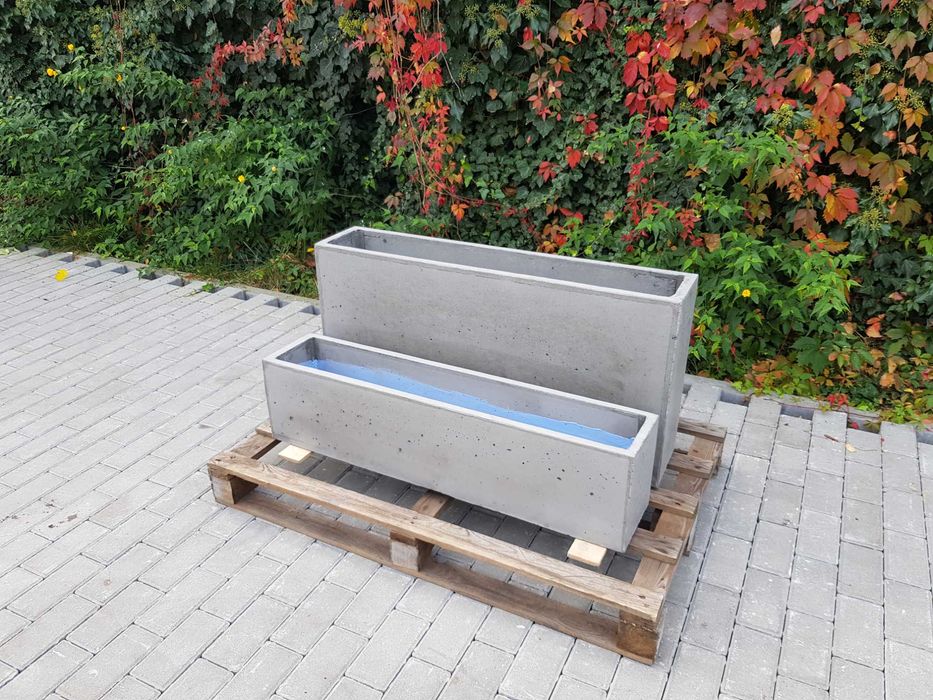 Donica Betonowa Slim 100x20x25 Impregnacja, Różne kolory inne rozmiary