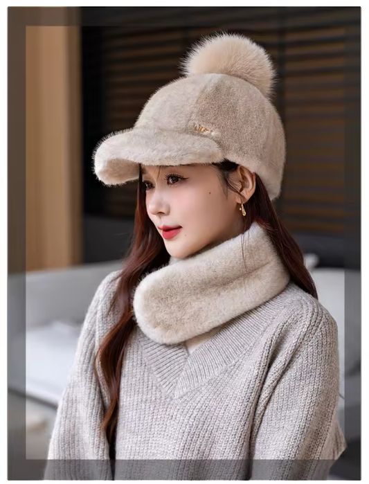 шапка кепка женская осенне-весенняя искусственного меха