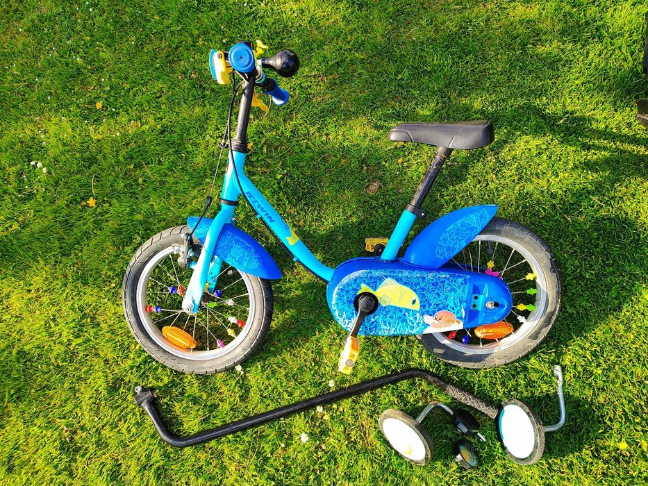 Rowerek Btwin 14 kółka pałąk