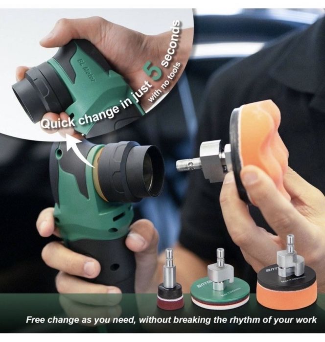 Полірувальна машина акумуляторна BATOCA S4 SET2 - ексцентрикова