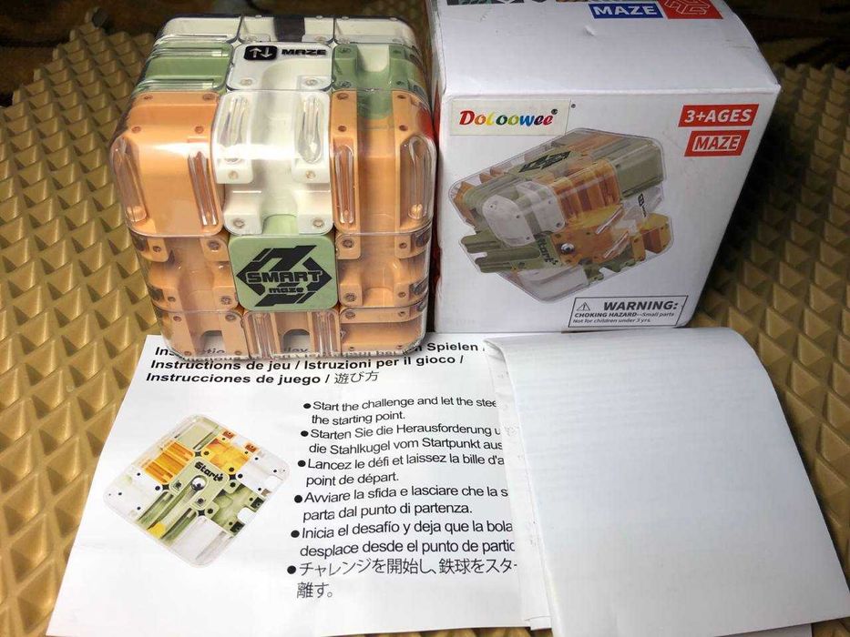Розвиваюча 3D головоломка лабіринт Кубик Рубіка
