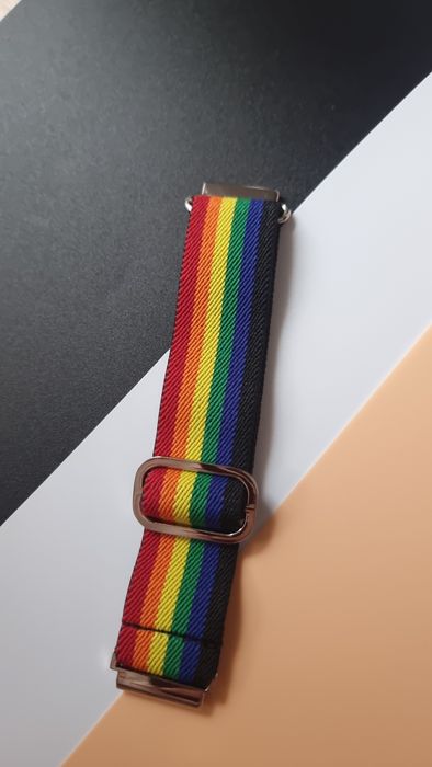 Opaska Blueshaweu 22 mm z elastycznego, regulowanego materiału (Rainbo