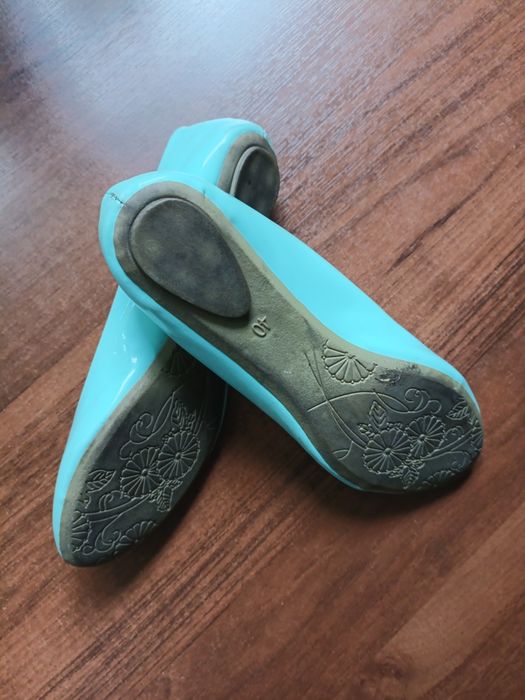 Miętowe baleriny r.40