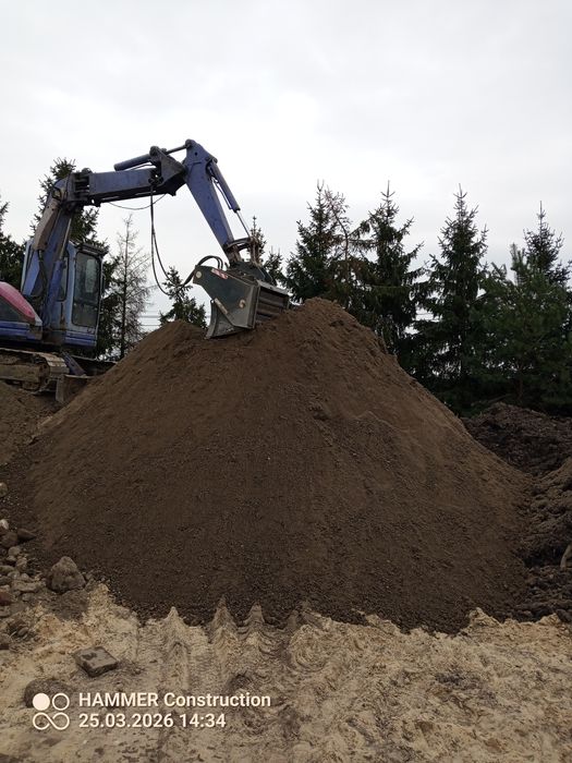 Ziemia ogrodowa przesiana mieszana z czarnoziem