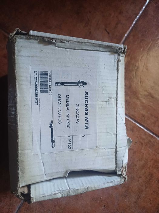 94 Buchas MTA Zincadas M10x90