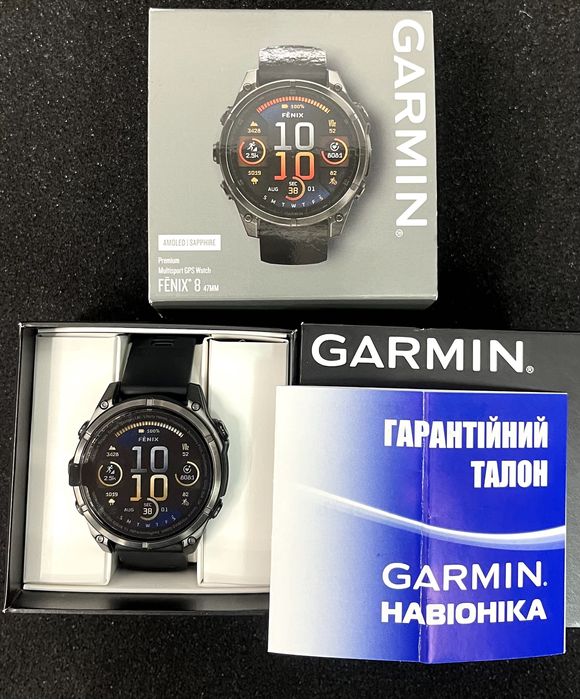 Garmin Fenix : 8 AMOLED-Sapphire. | 7X Sapphire-solar | 5s+ Sapphire