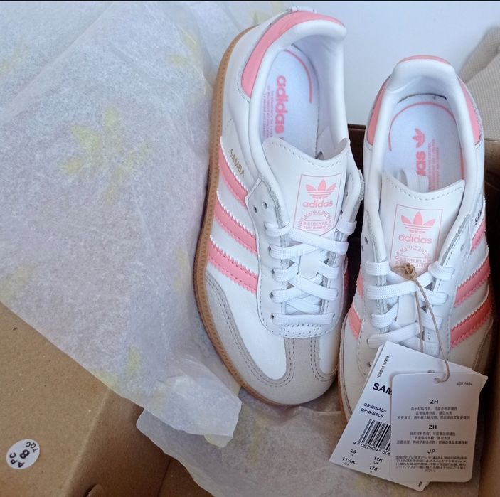 Дитячі шкіряні кеди кросівки adidas samba від 28 до 33.5