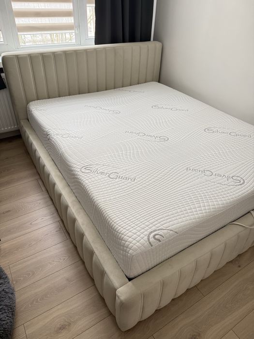 Łóżko z pojemnikiem 160x200 - Agata meble „maggie full” okazja