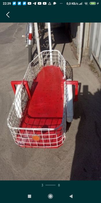 Велоприцеп,тележка на колесах в 16 дюймов