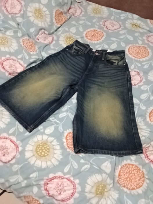 Шорты темно синие Baggy Jorts из New Yorker