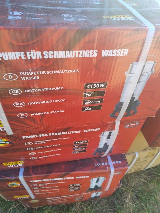 Pompa do wody Brudnej Czystej Szamba 4150W